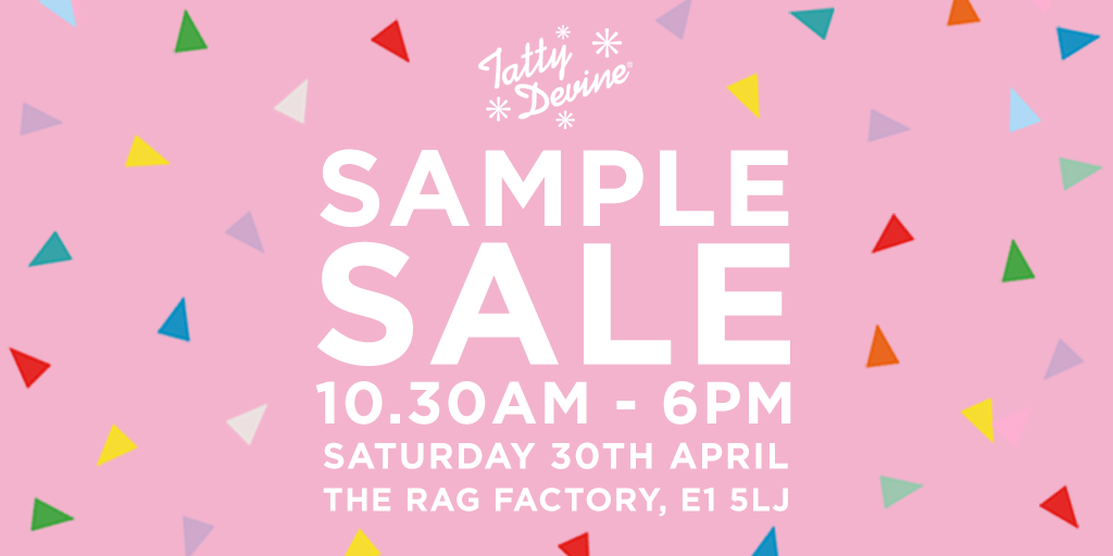 Our Sample Sale is coming!