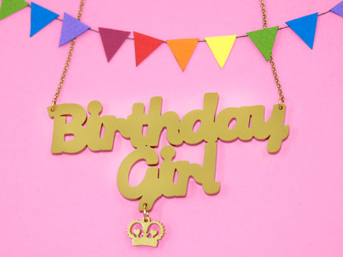 Birthday Girl Name Necklace Giveaway!