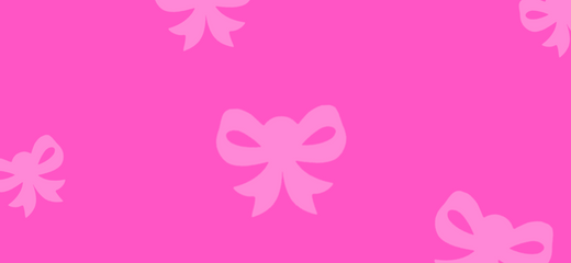 Bright Pink Background with bows