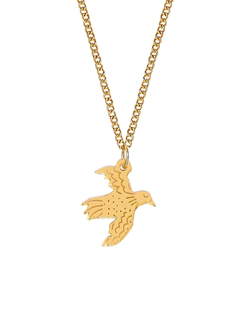 Golden Bird Pendant