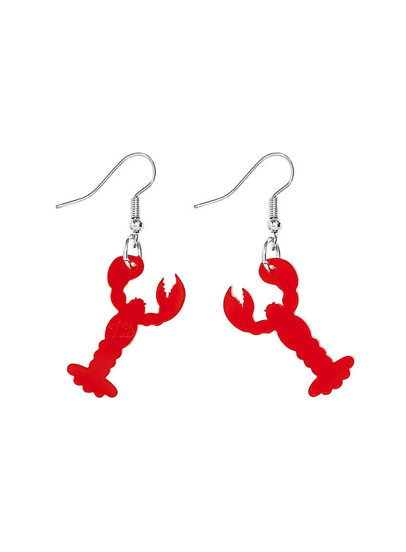 Lobster Charm Earrings