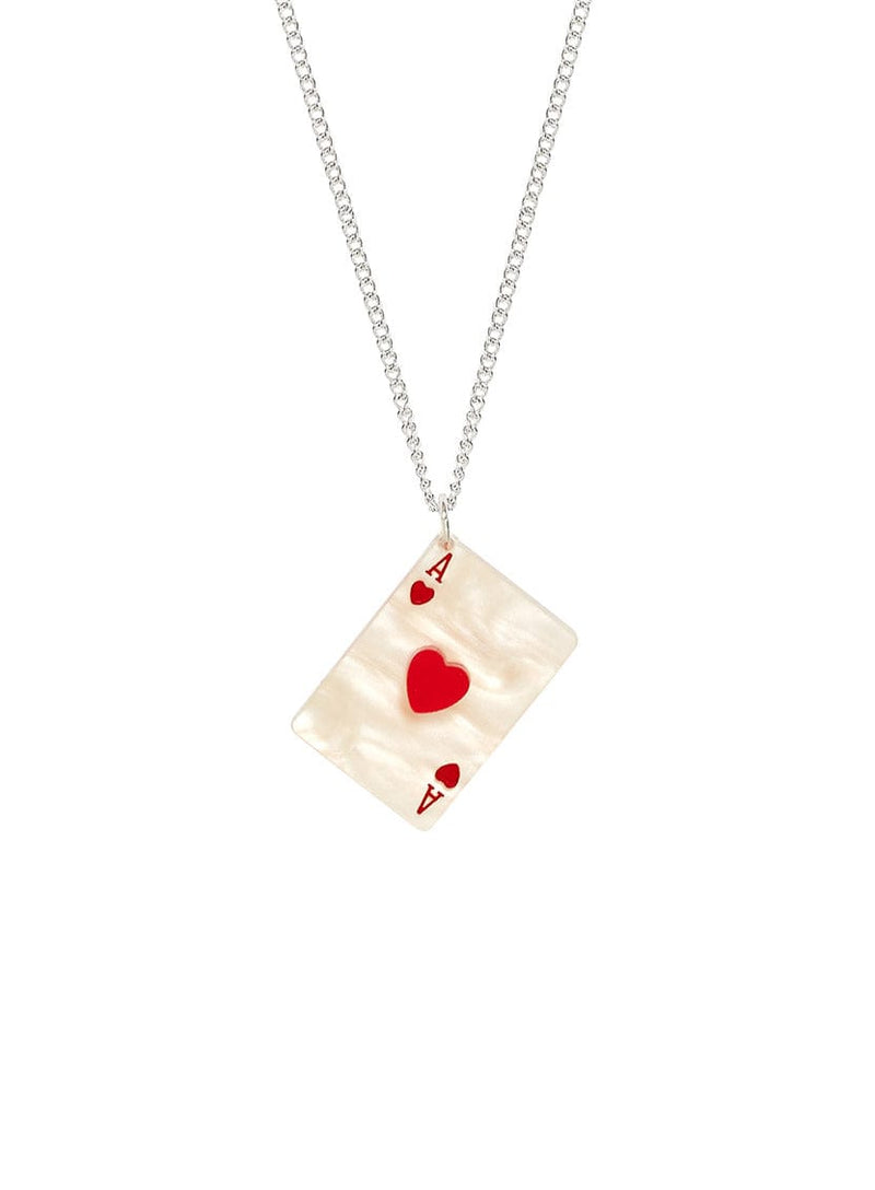 Tatty Devine Ace of Hearts Card Pendant