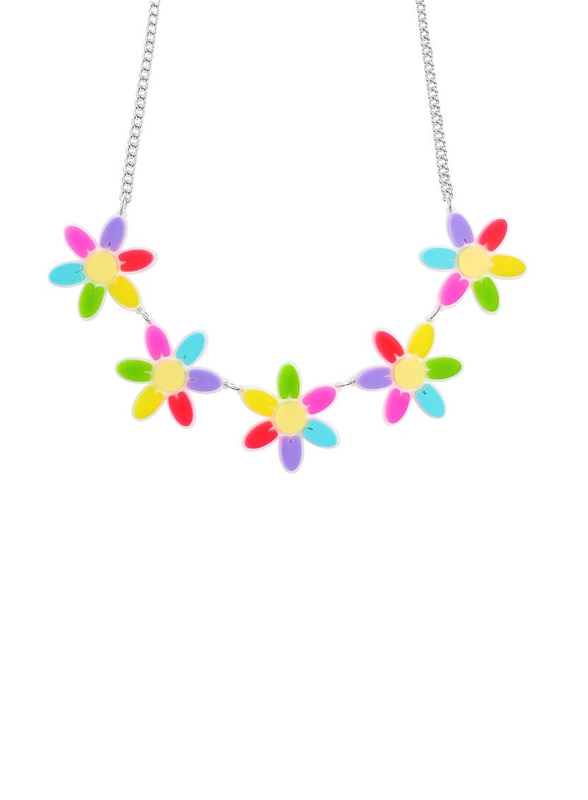 Tatty Devine Acid Daisy Chain Necklace