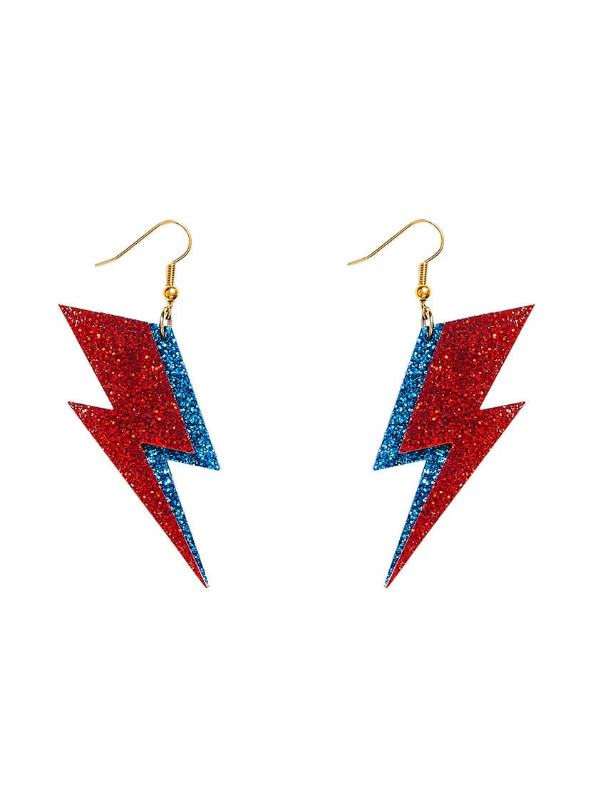 Tatty Devine X David Bowie Aladdin Sane Bolt Earrings