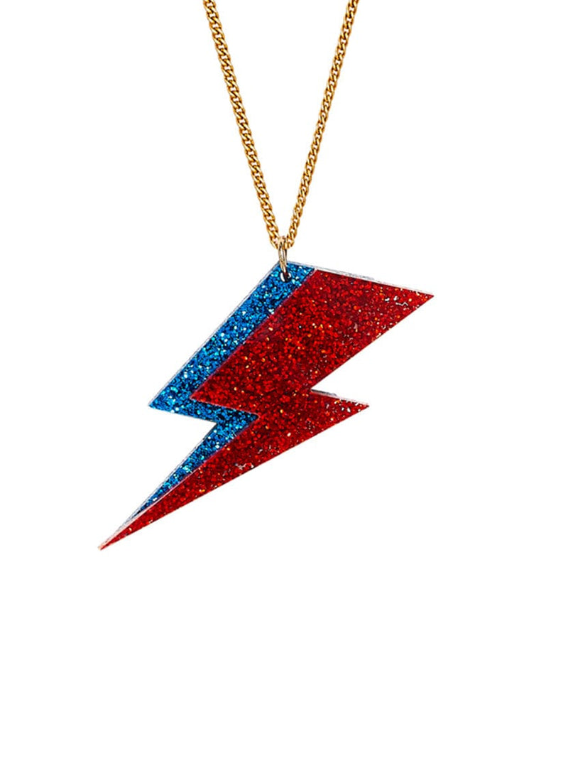 Tatty Devine X David Bowie Aladdin Sane Bolt Necklace