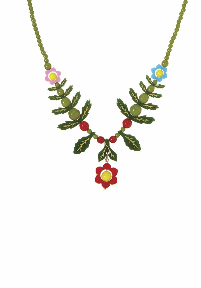 Tatty Devine Alpine Flower Necklace - Multi