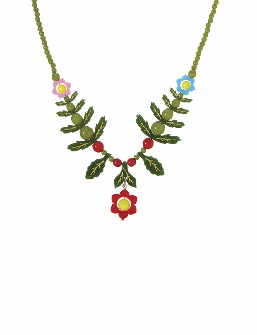 Tatty Devine Alpine Flower Necklace - Multi