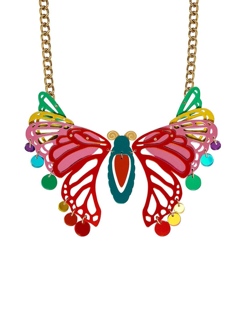 Tatty Devine Chromatic Butterfly Statement Necklace