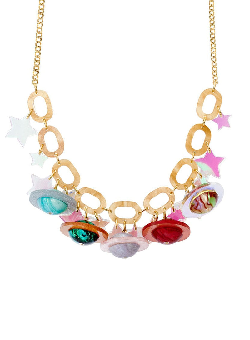 Tatty Devine Cosmic Planets Statement Necklace