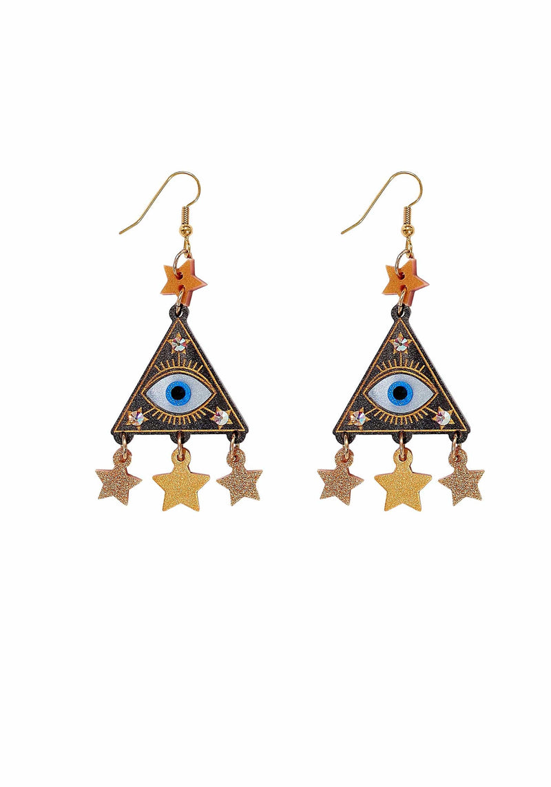 Tatty Devine Dream Goddess Earrings - Pearl Smoke