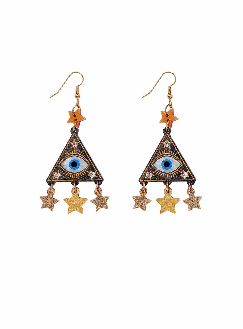 Tatty Devine Dream Goddess Earrings - Pearl Smoke