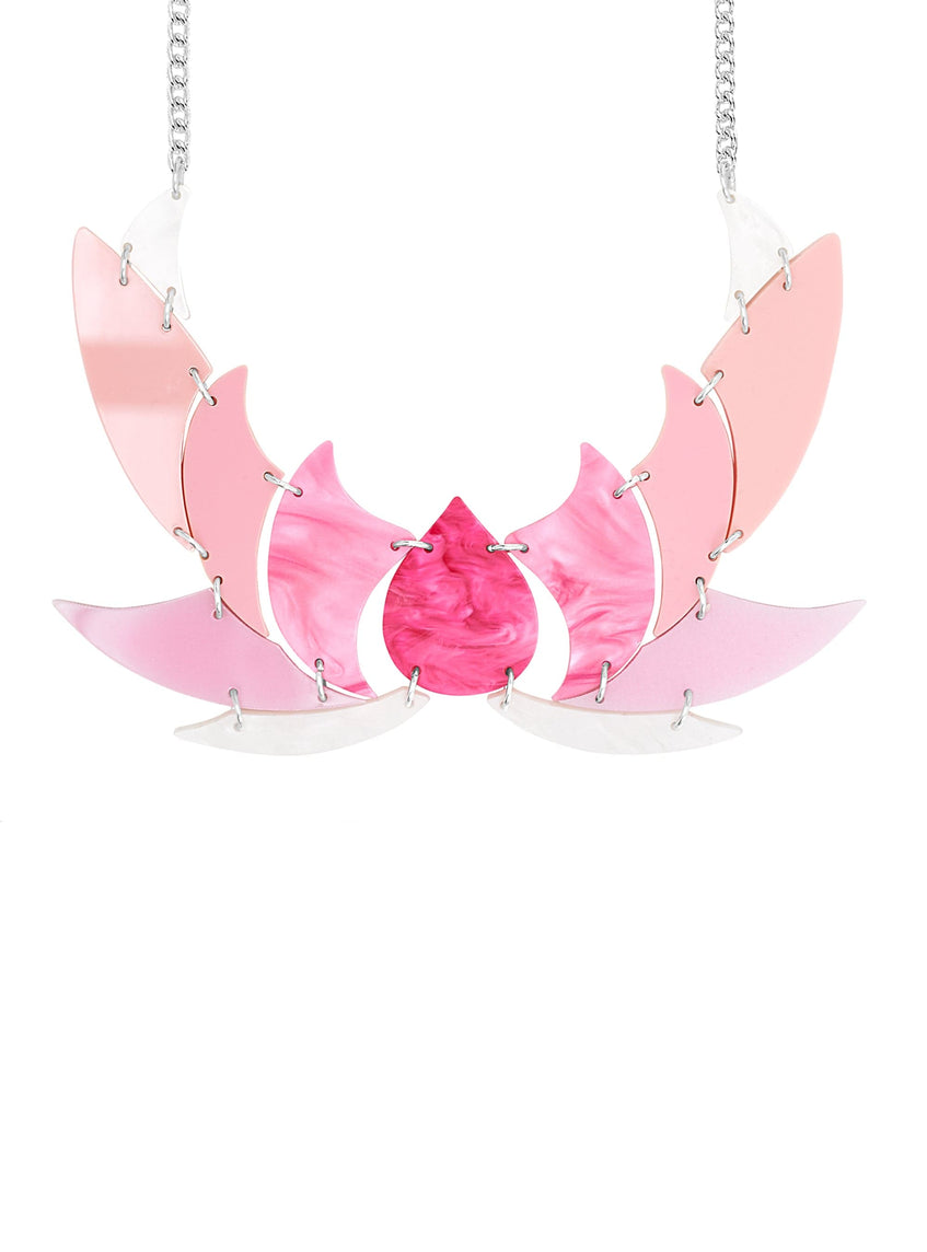 Tatty Devine Floating Lotus Necklace