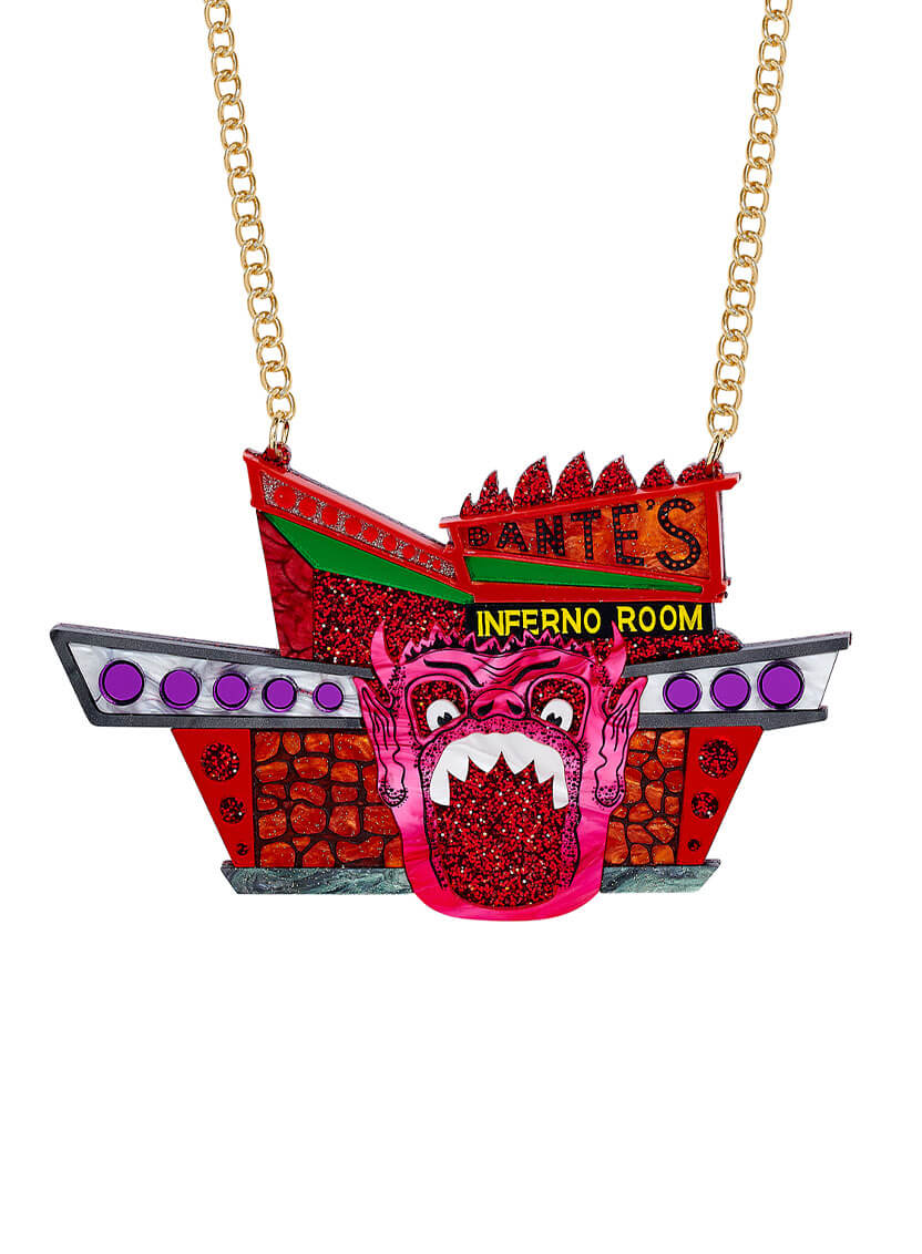 Beetlejuice Dante's Inferno Room Necklace