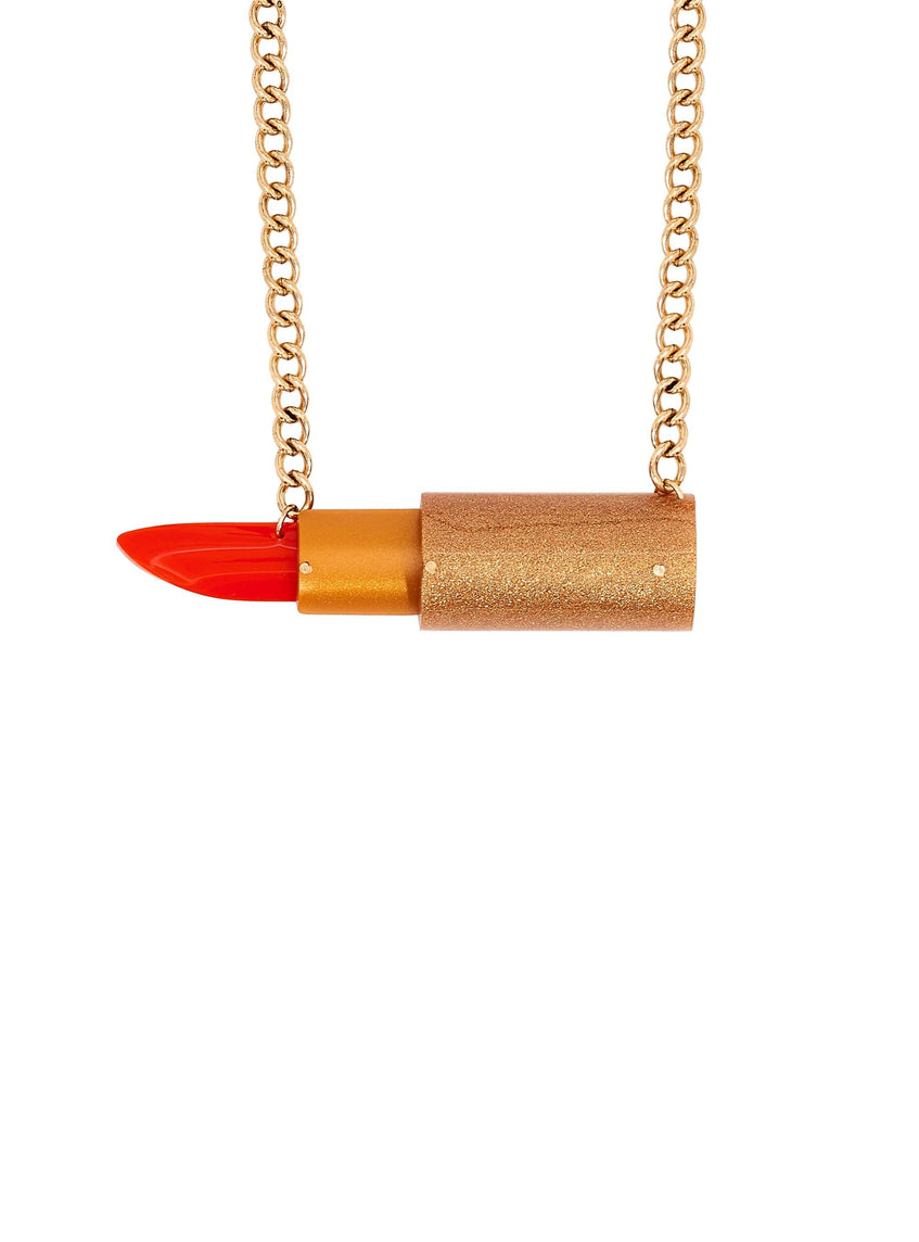 Tatty Devine Le Rouge Lipstick Necklace