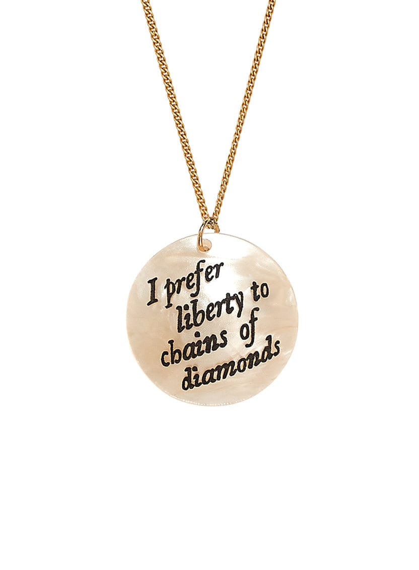 Tatty Devine x Chawton House Liberty Pearl Pendant