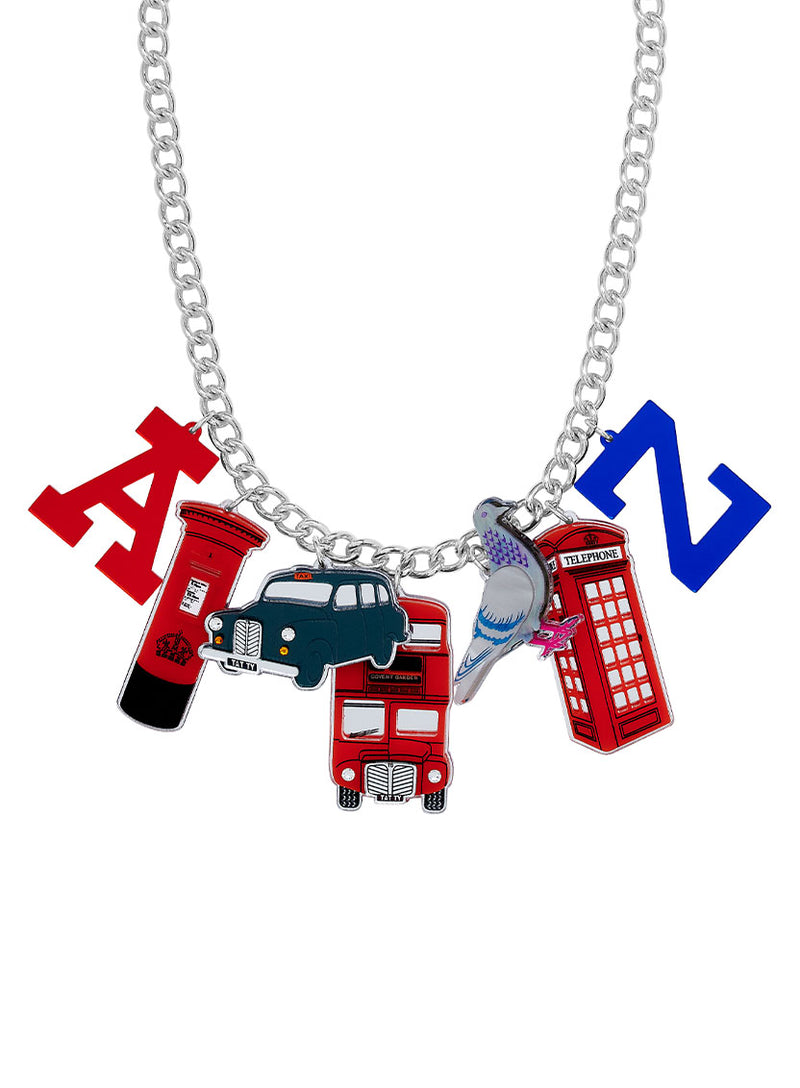 London Souvenir A-Z Necklace