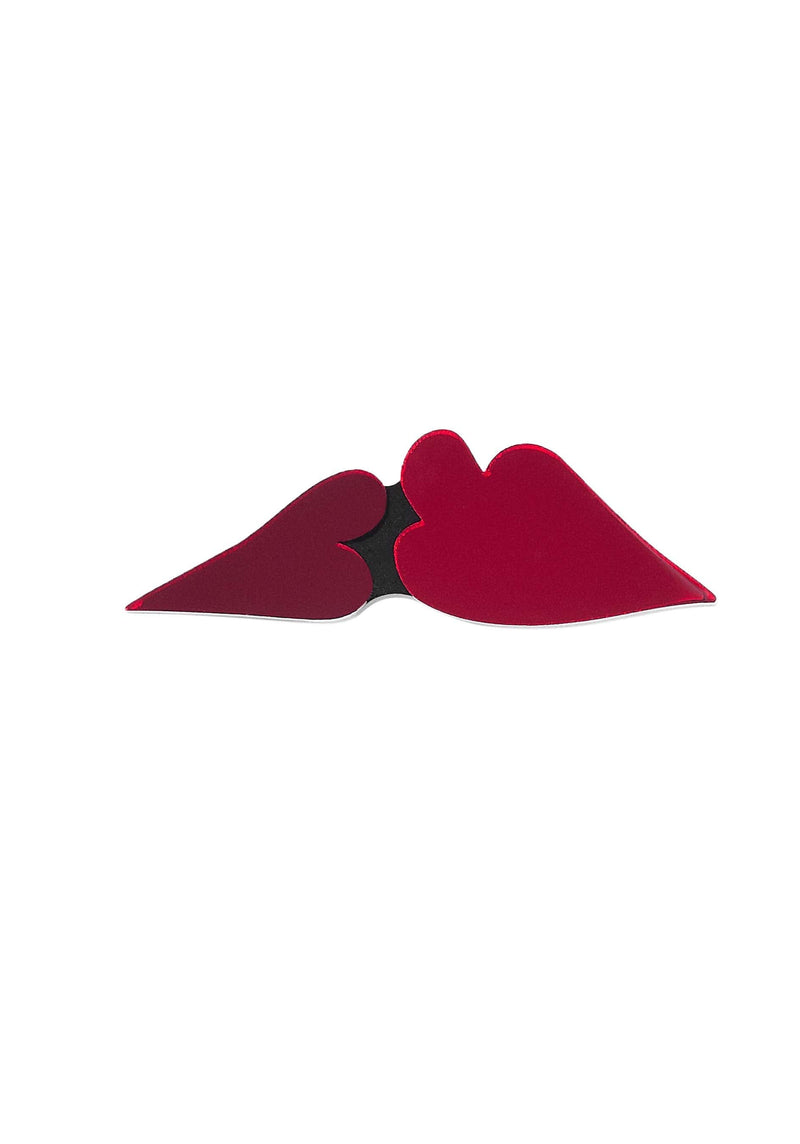 Tatty Devine Lovers' Lips Brooch