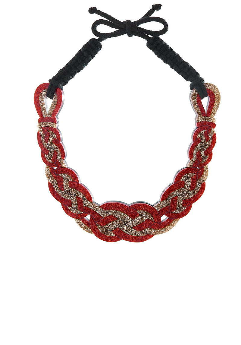 Tatty Devine Macrame Statement Necklace