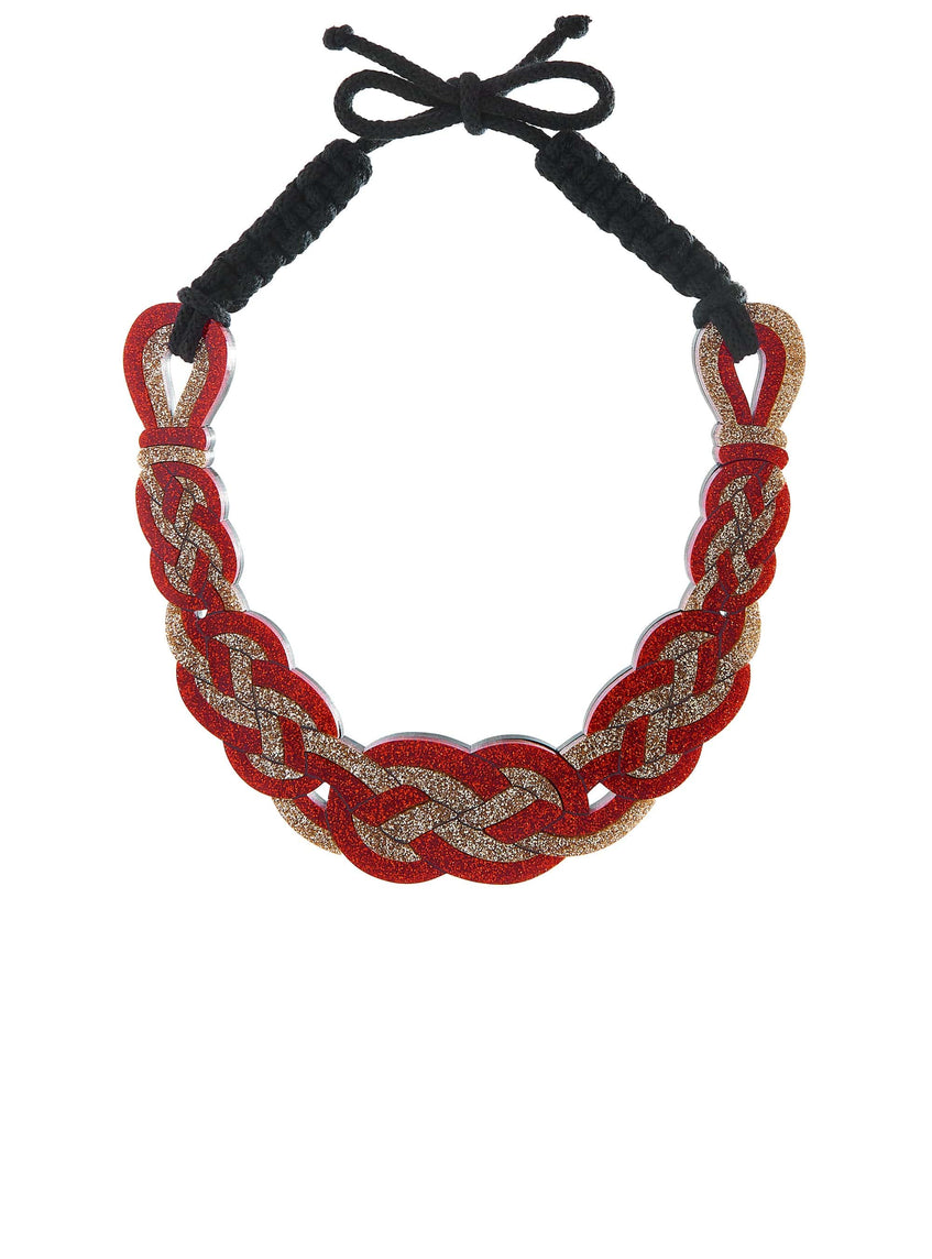 Tatty Devine Macrame Statement Necklace