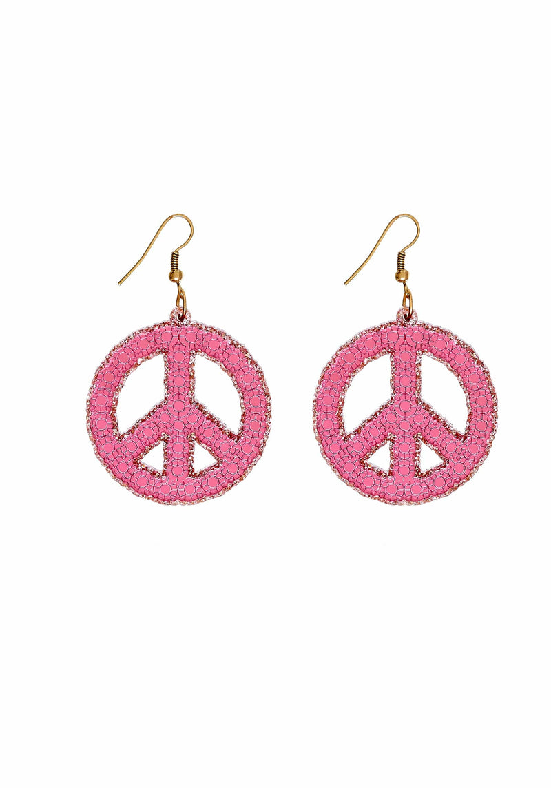 Tatty Devine Peace Sign Earrings