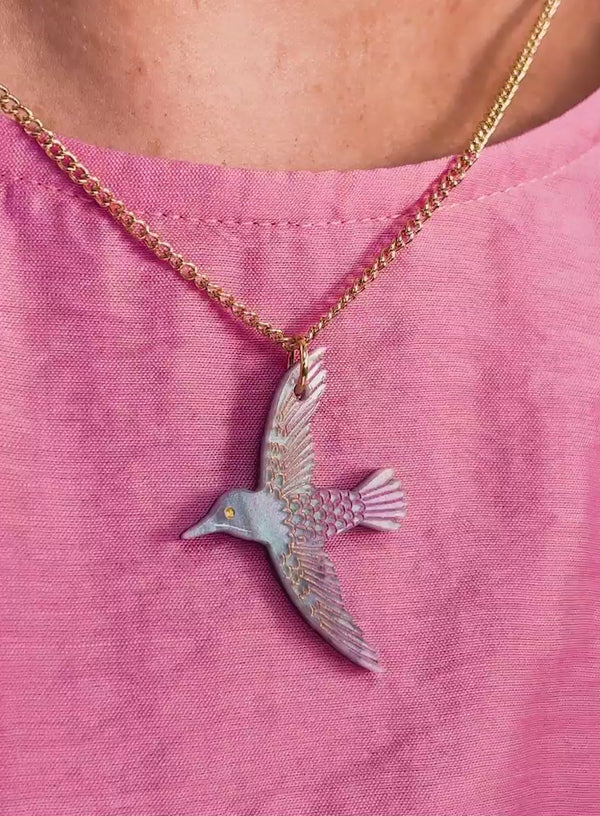 Hummingbird Pendant - Ombre