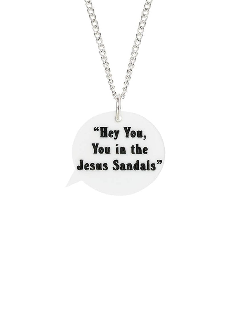 Tatty Devine x Pulp Pulp Speech Bubble Necklace - Hey You