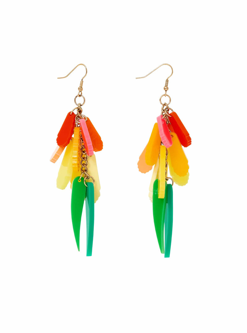 Tatty Devine Red Hot Poker Drop Earrings