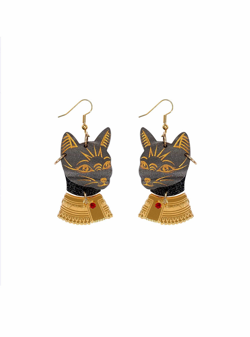 Tatty Devine Sacred Cat Earrings