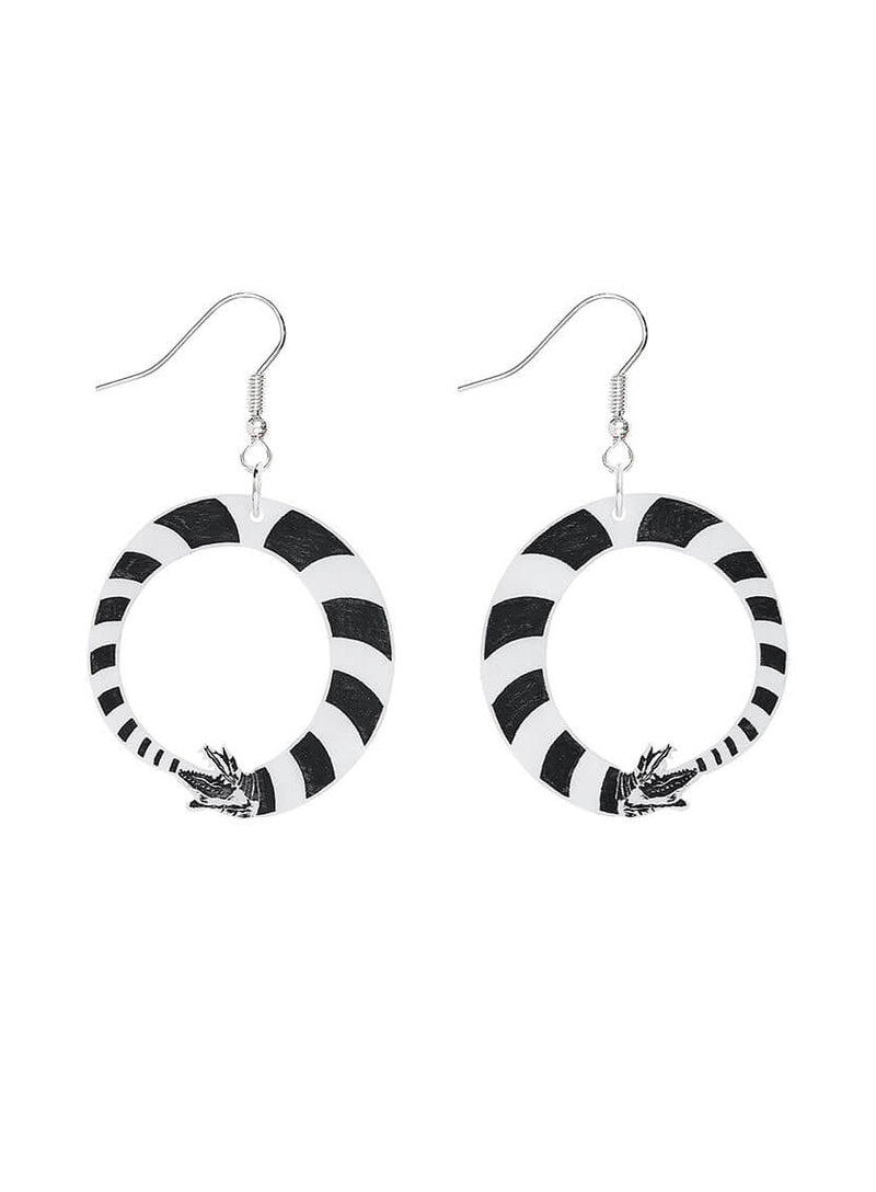 Beetlejuice Sandworm Earrings