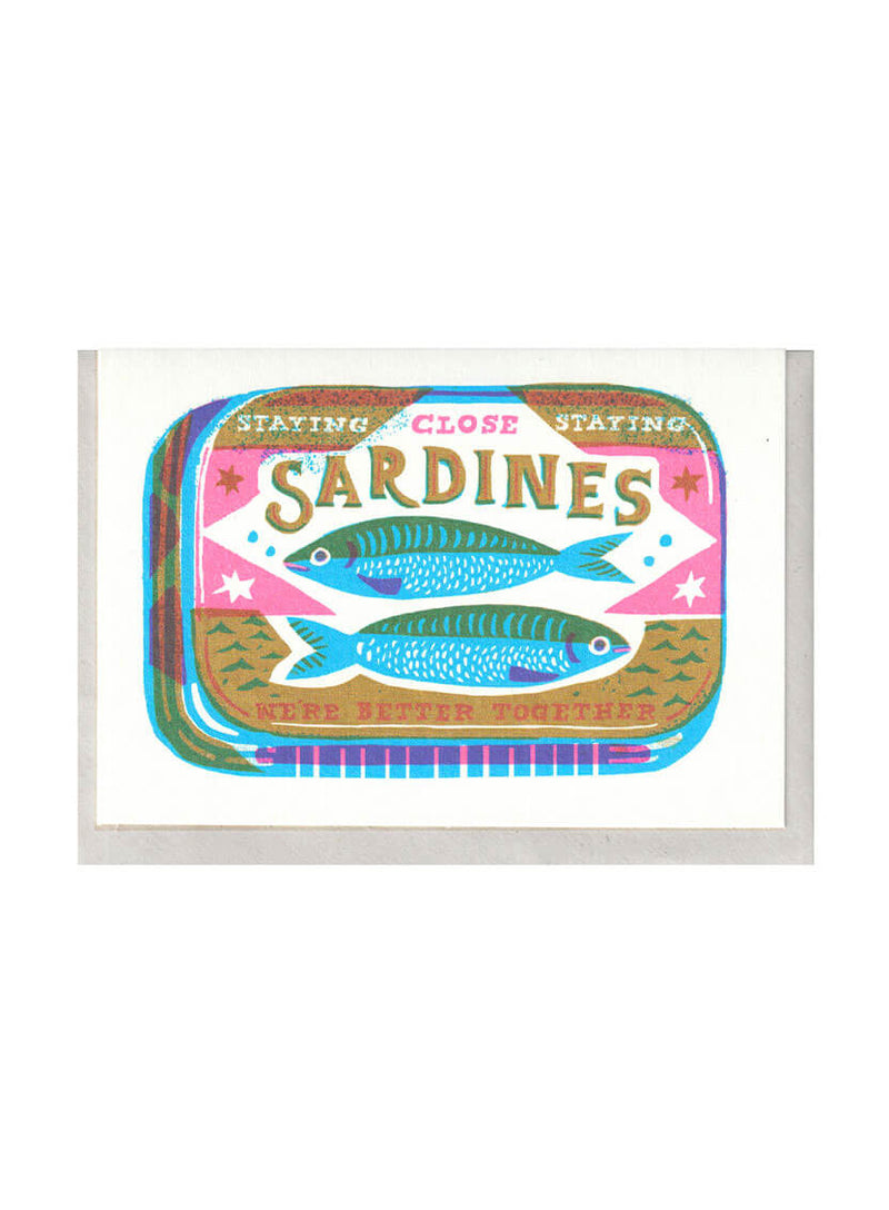 The Printed Peanut - Sardines Card