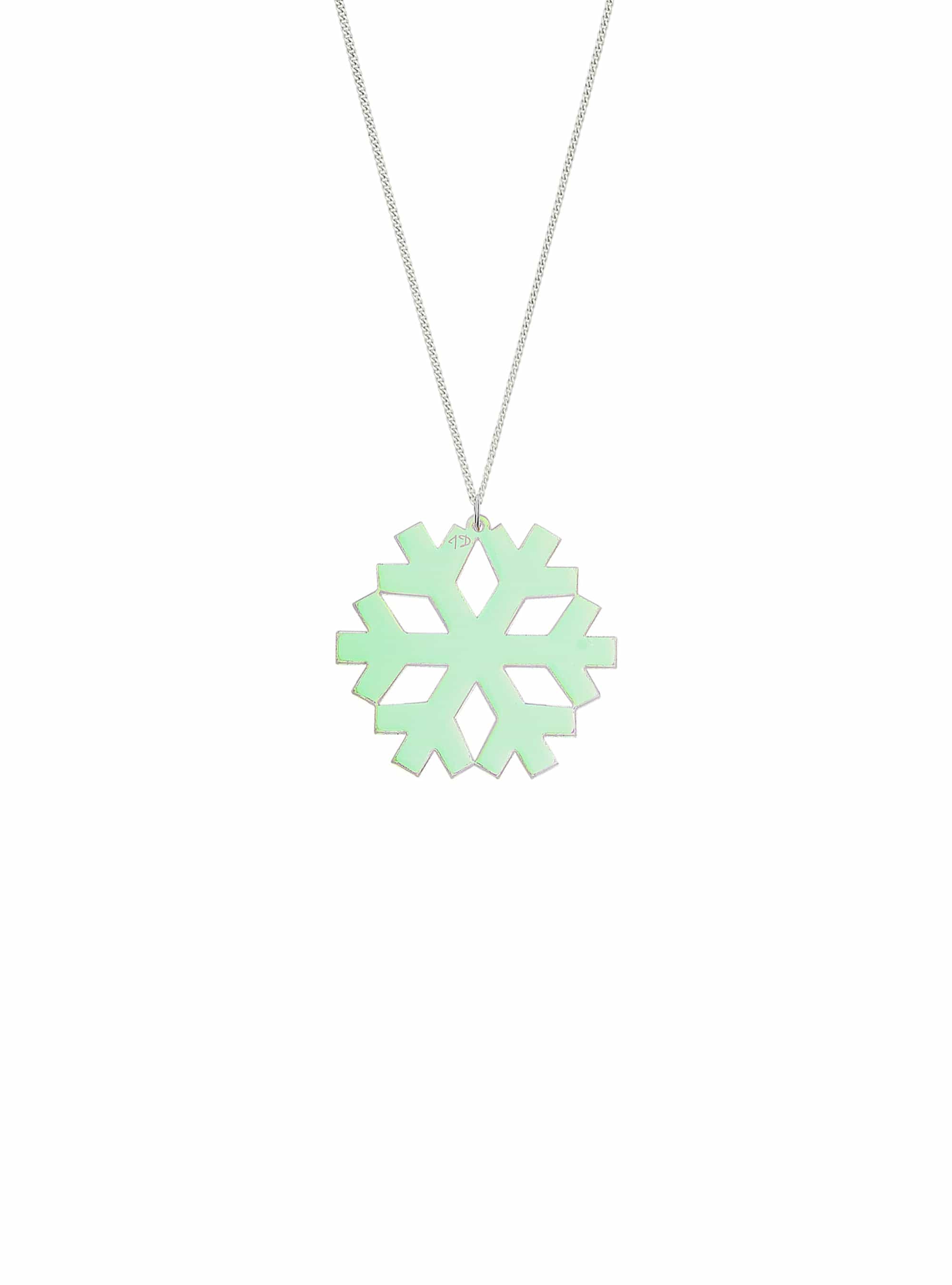 Tatty Devine Snowflake Pendant - Iridescent