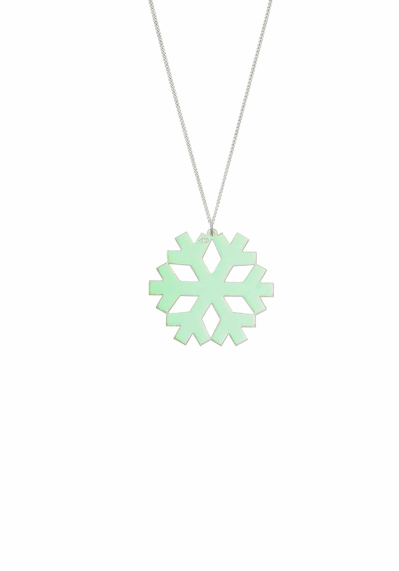 Tatty Devine Snowflake Pendant - Iridescent