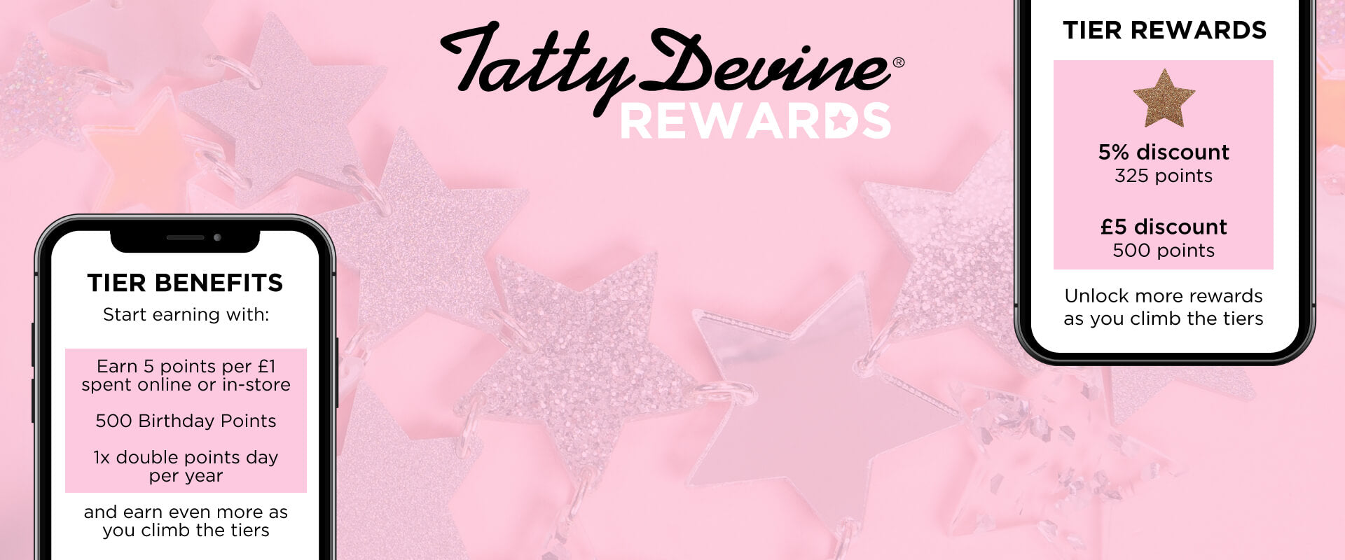 Tatty Devine Rewards - now launched!