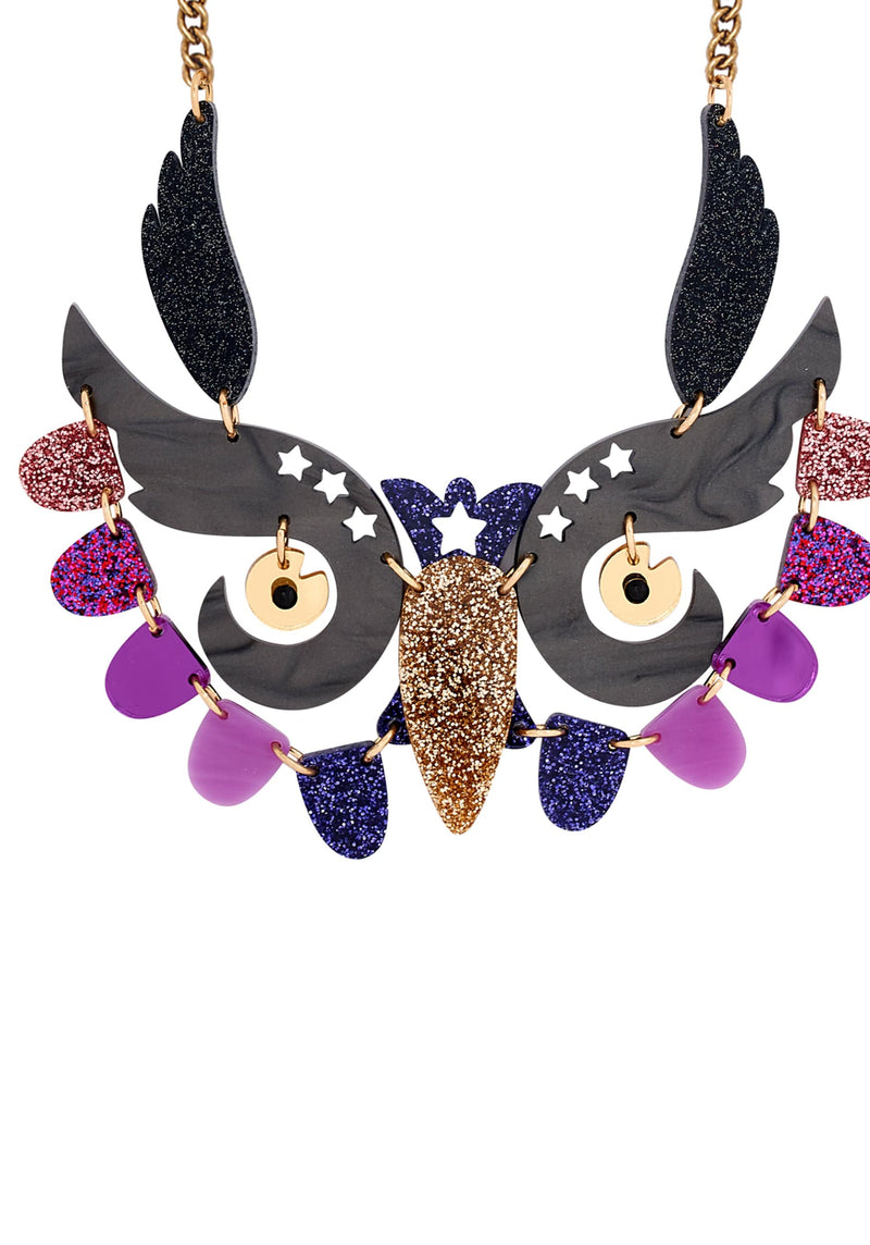 Tatty Devine Twilight Owl Necklace