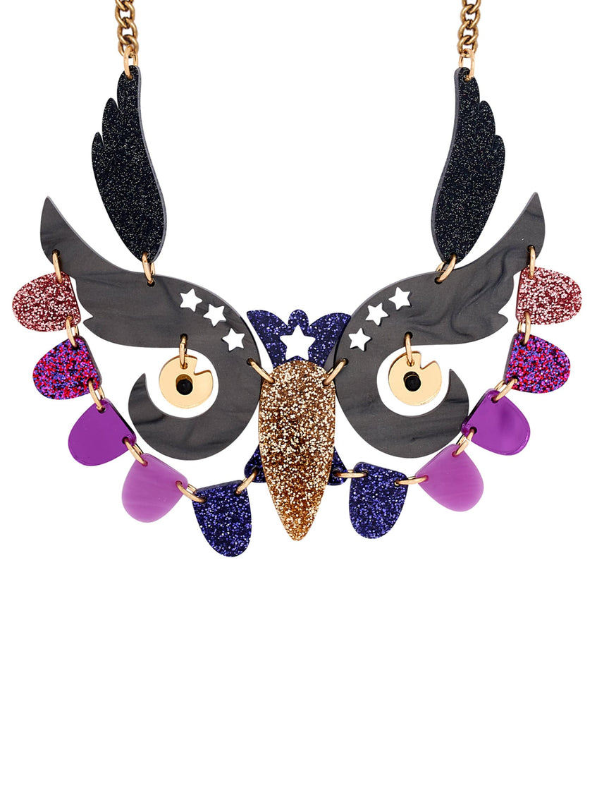 Tatty Devine Twilight Owl Necklace